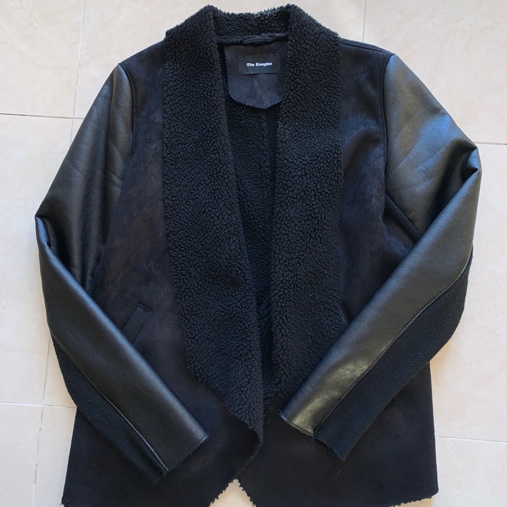 The Kooples Suede and Furry Jacket